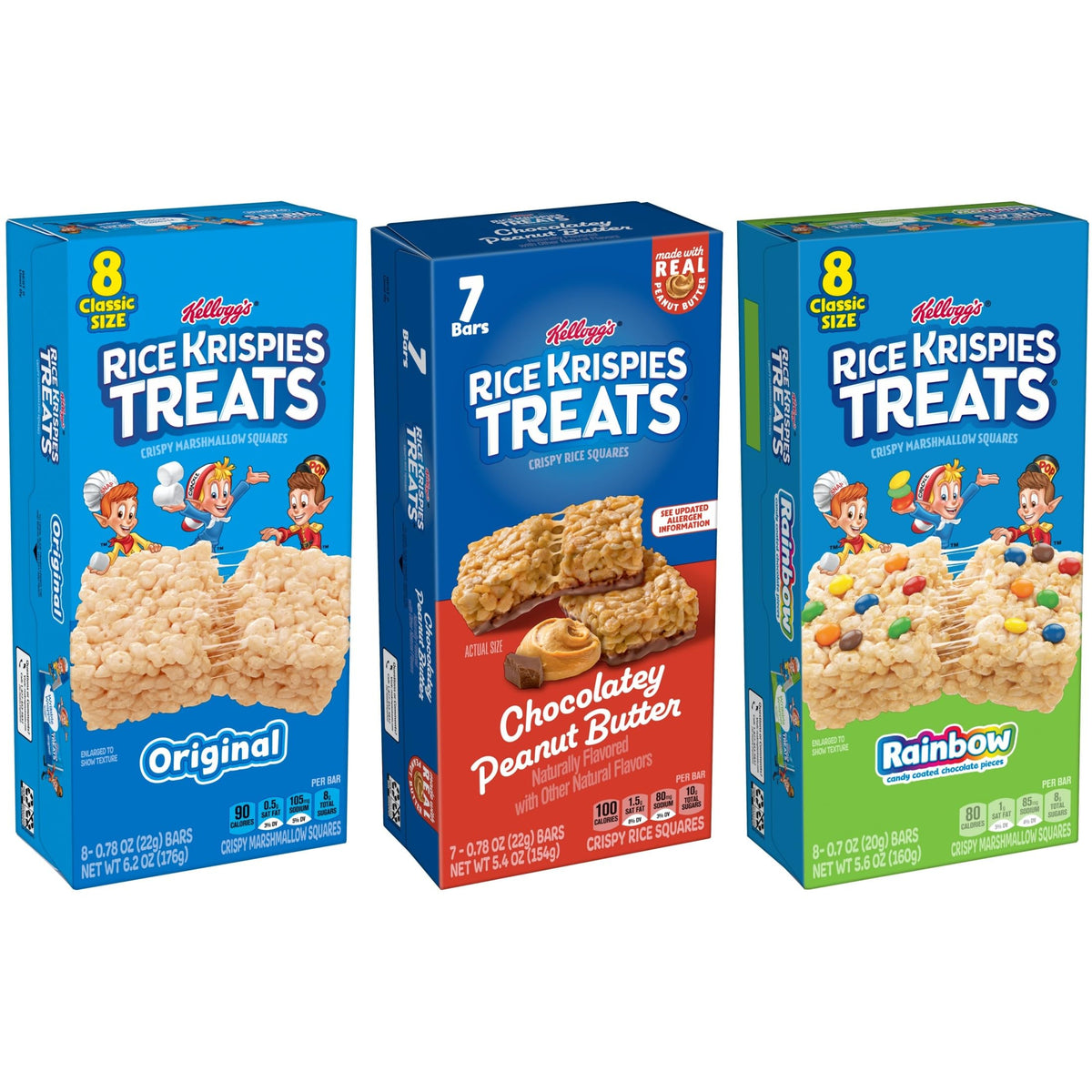 Rice Krispies Treats in an office desk setup for a quick pick-me-up