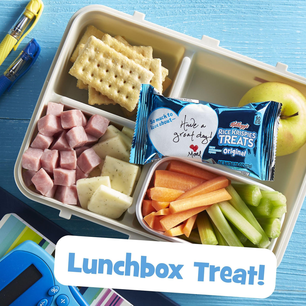 Ingredients highlight puffed rice and marshmallows for a classic, comforting taste.