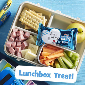 Ingredients highlight puffed rice and marshmallows for a classic, comforting taste.