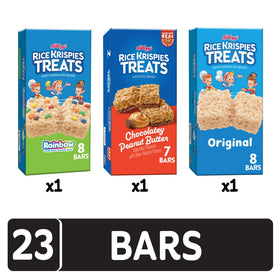 Rice Krispies Treats Rainbow Square, a colorful, tasty snack break