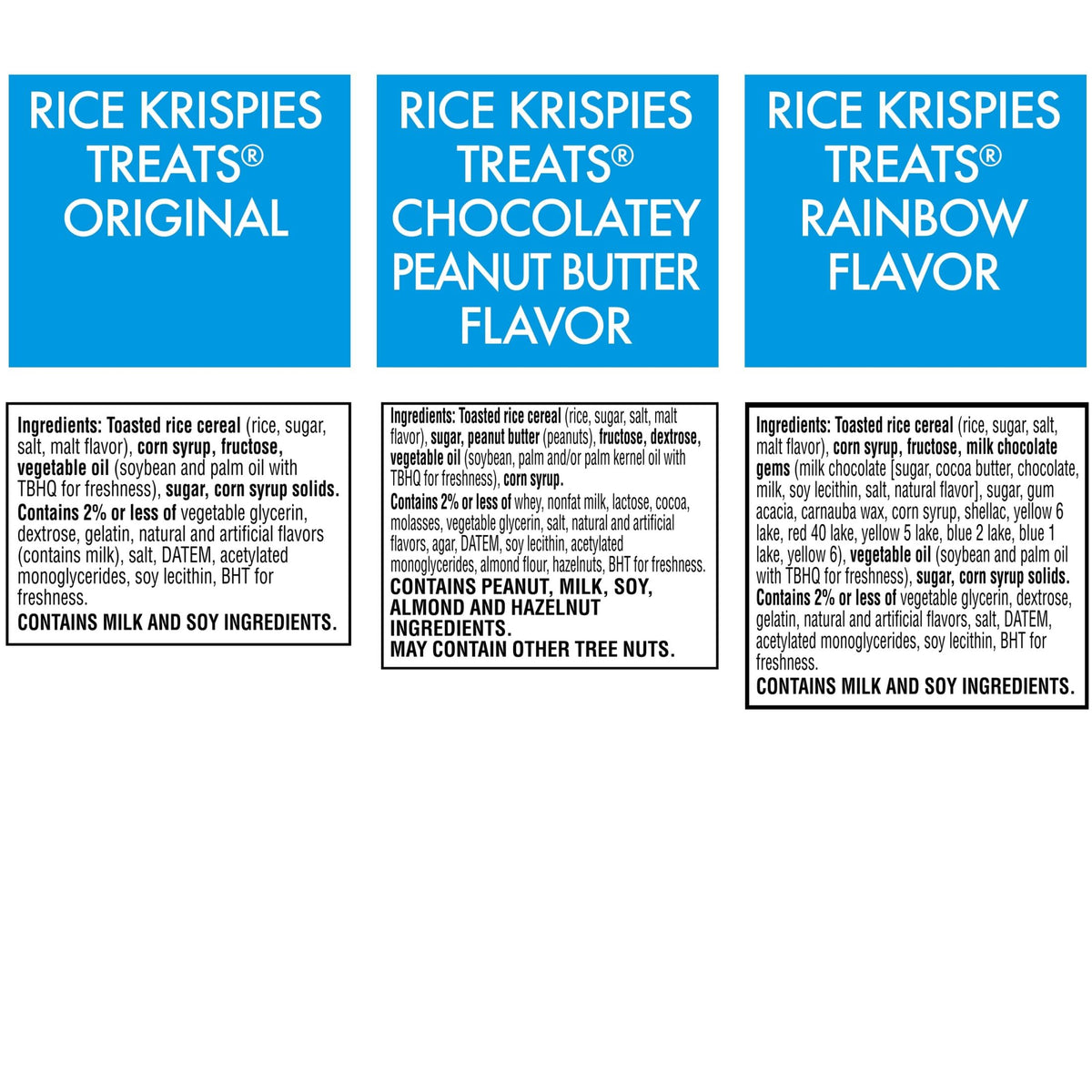 Rice Krispies Treats Variety Pack 23 Bars, all flavors in one convenient box