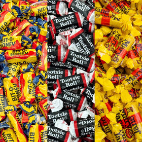 Rich & Richers old-fashioned candy mix bulk bag front view for easy sharing at events.