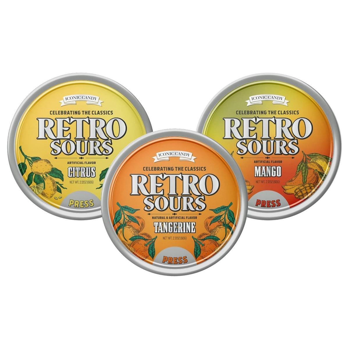 Rich&Richer Retro Sours Citrus Balls offer tangy nostalgia in every bite.