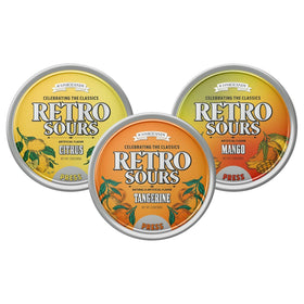 Rich&Richer Retro Sours Citrus Balls offer tangy nostalgia in every bite.