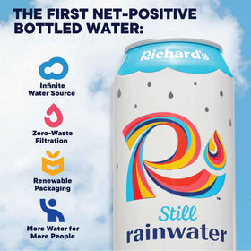 Richard's Rainwater closed loop system reducing water loss during processing.