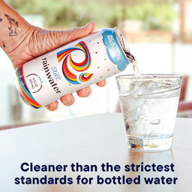 Richard's Rainwater pack of 12 cans for convenient daily hydration.