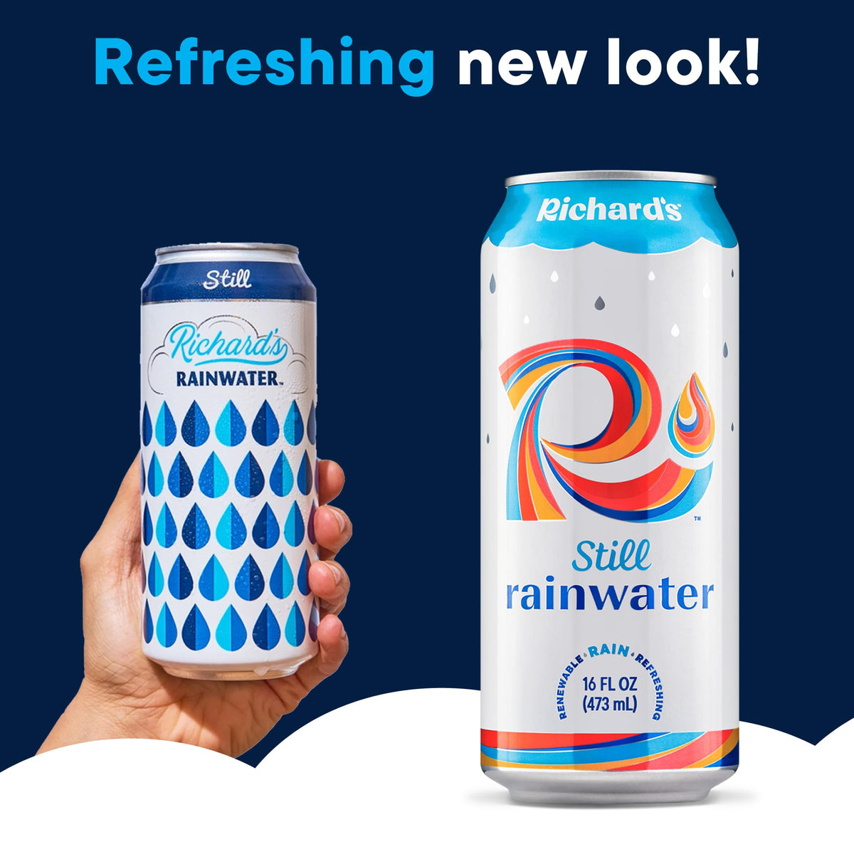 Richard's Rainwater refreshing sip inviting a pure rain taste experience.