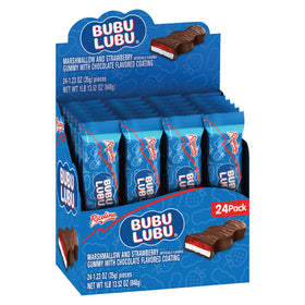 RICOLINO Bubulubu marshmallow core with visible strawberry gummy for a soft bite