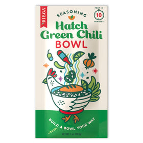 Riega hatch green chili seasoning ingredients showing natural herbs and New Mexico peppers
