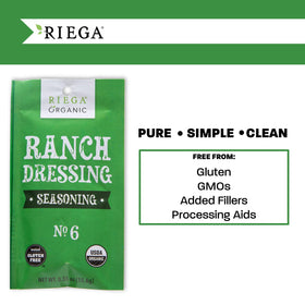 Riega Ranch Dressing Dip mix for creamy dips