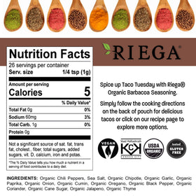 Riega Street Taco Seasoning applied during meat prep for barbacoa flavor