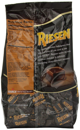 RIESEN individually wrapped caramel chocolate candy core, great for gifting or on-the-go