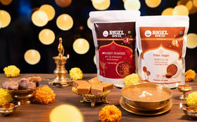 Rigel Spices Palmyra Palm Sugar granules with caramel notes for beverages