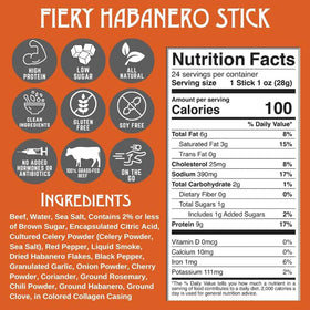 24-count Righteous Felon beef sticks pack for gifting or stocking pantry