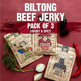 Righteous Felon air-dried meat snack close-up shows premium textures and satisfying chew.