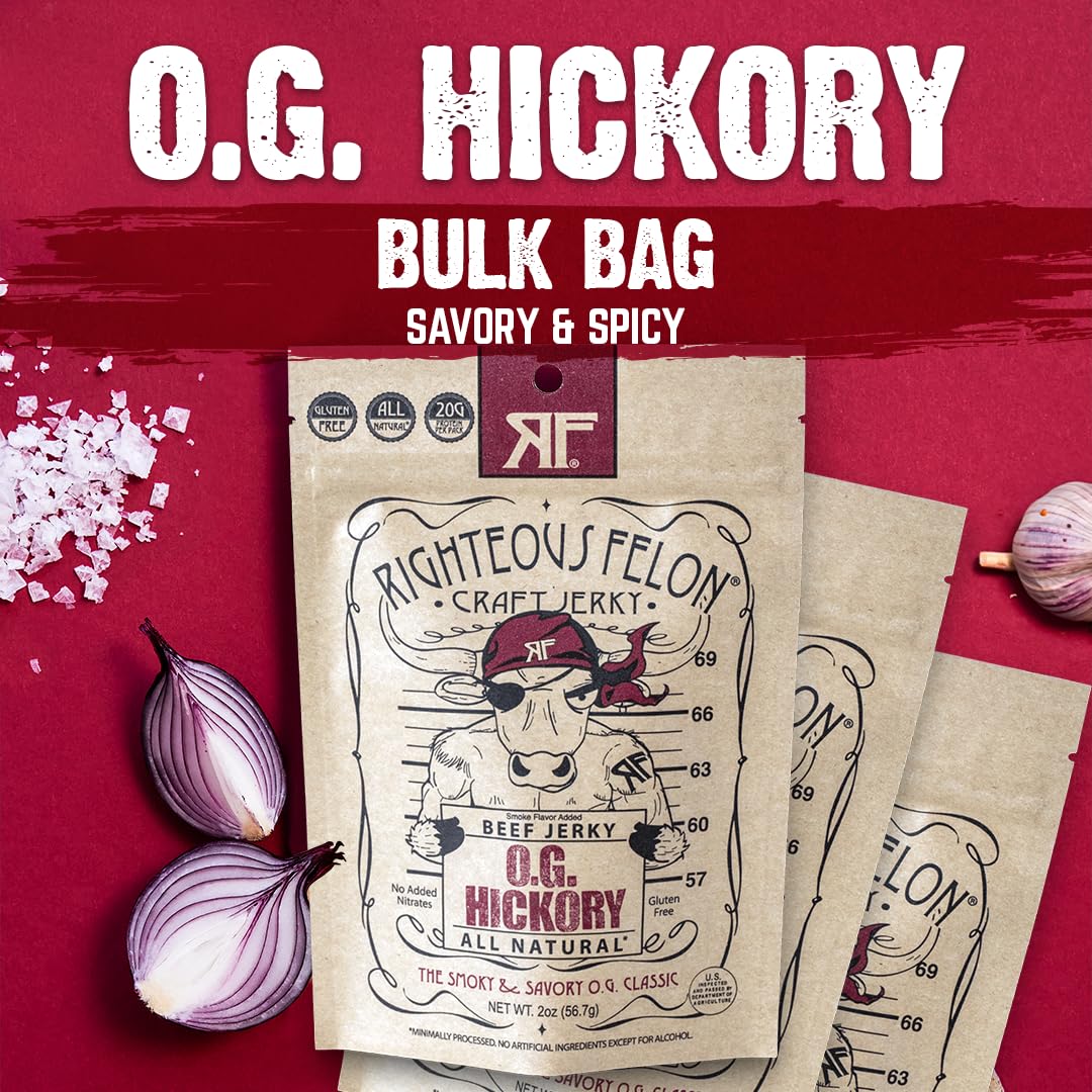 Righteous Felon bulk bag ready for sharing on adventures and trips.
