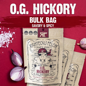 Righteous Felon bulk bag ready for sharing on adventures and trips.