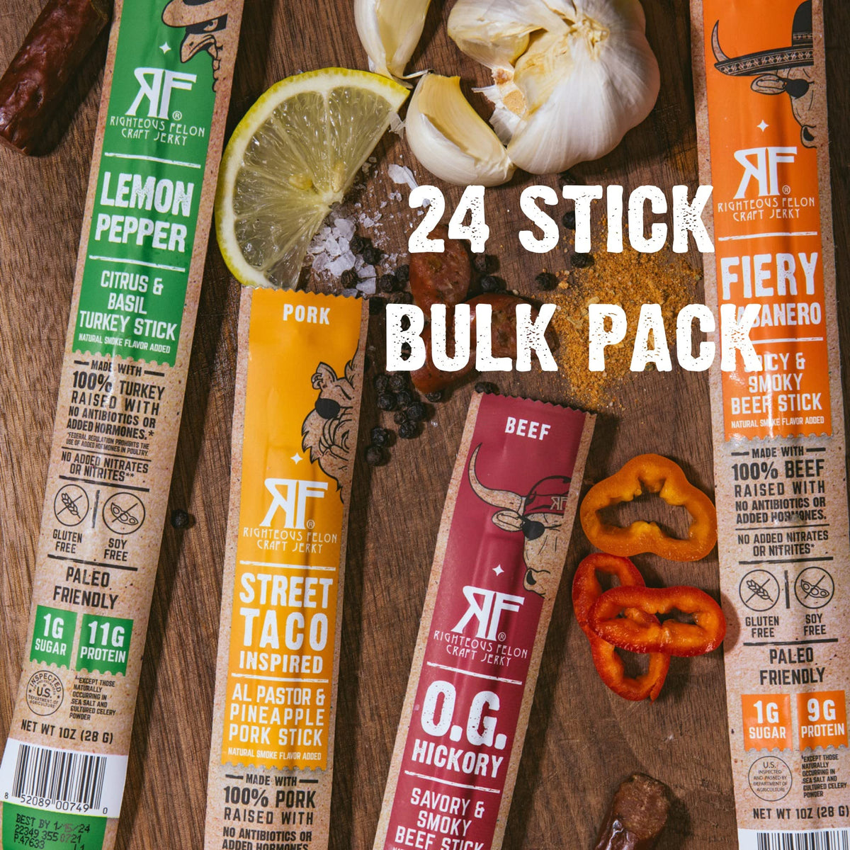 Righteous Felon gluten-free, soy-free snack from pasture-raised meat