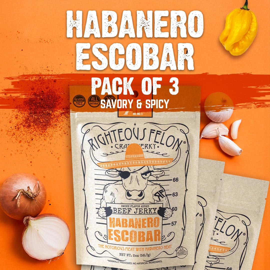 Seasoning close-up shows spicy habanero coating and natural ingredients.