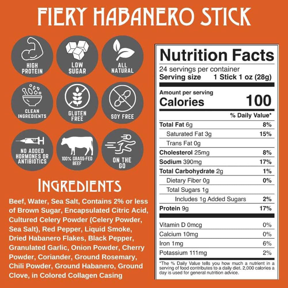 Righteous Felon high-protein beef sticks for sustained energy throughout the day.
