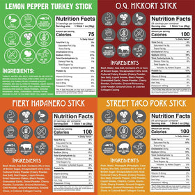 Righteous Felon individually wrapped sticks for mess-free snacking anywhere