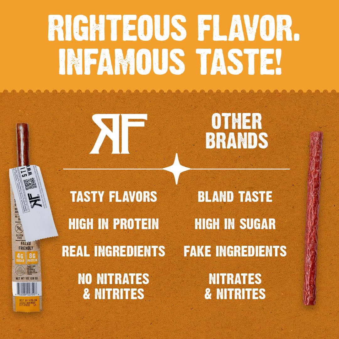 Righteous Felon individually wrapped sticks for busy days
