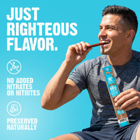 Righteous Felon keto and gluten-free snack suitable for low-carb diets.