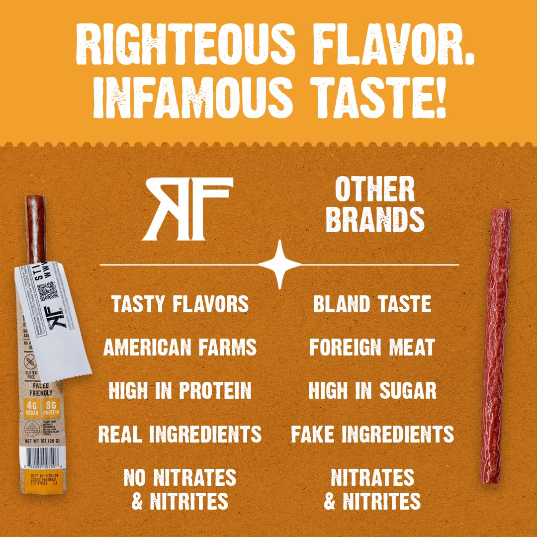 Righteous Felon Pasture-raised meat marbling signals premium, clean ingredients