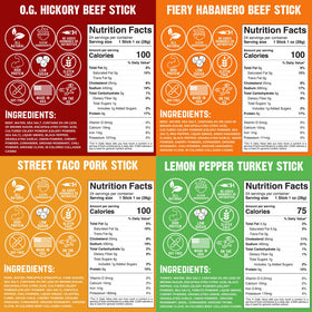 Righteous Felon 44 servings total, versatile snacking for family meals