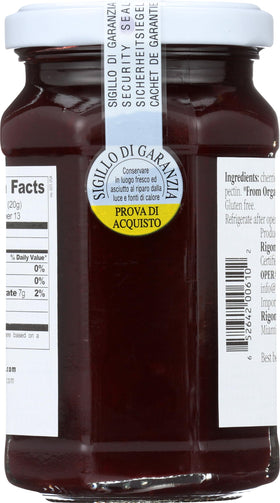 Fiordifrutta Cherry spread on toast delivering bright, natural cherry flavor.