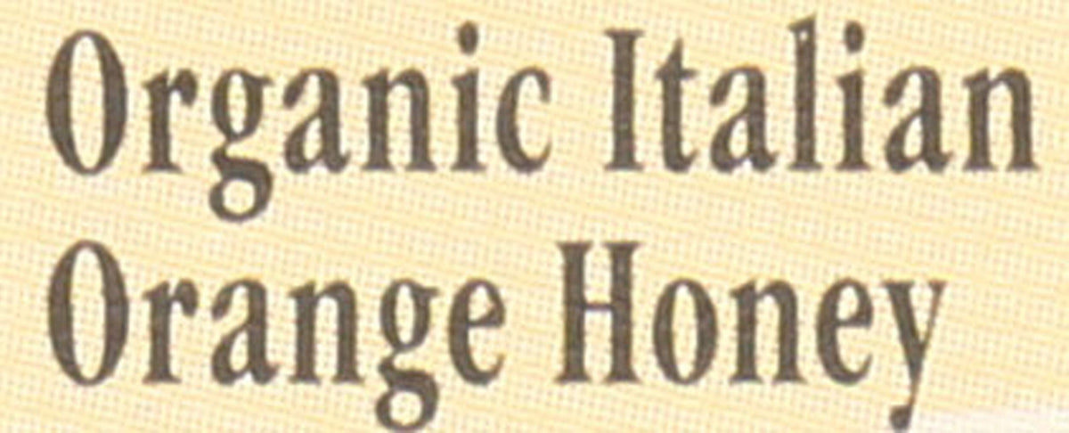 Rigoni di Asiago Mielbio organic label indicating non-GMO and kosher certification