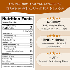 RIMA measuring spoon included ensures consistent brewing with the Thai tea mix.