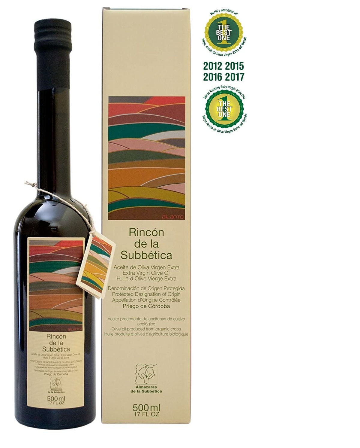 Rincon de la Subbetica olive oil with tomatoes and herbs, adds vibrant aroma.