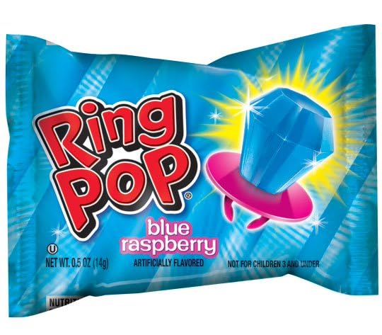 The Hampton Candy Company Ring Lollipops strawberry flavor adds fruity sweetness for celebrations.