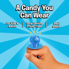 Iconic wearable candy rings for bachelorette parties and events