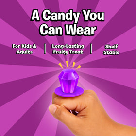 Ring Pop Colorfest Purple rings add color to birthdays and celebrations.