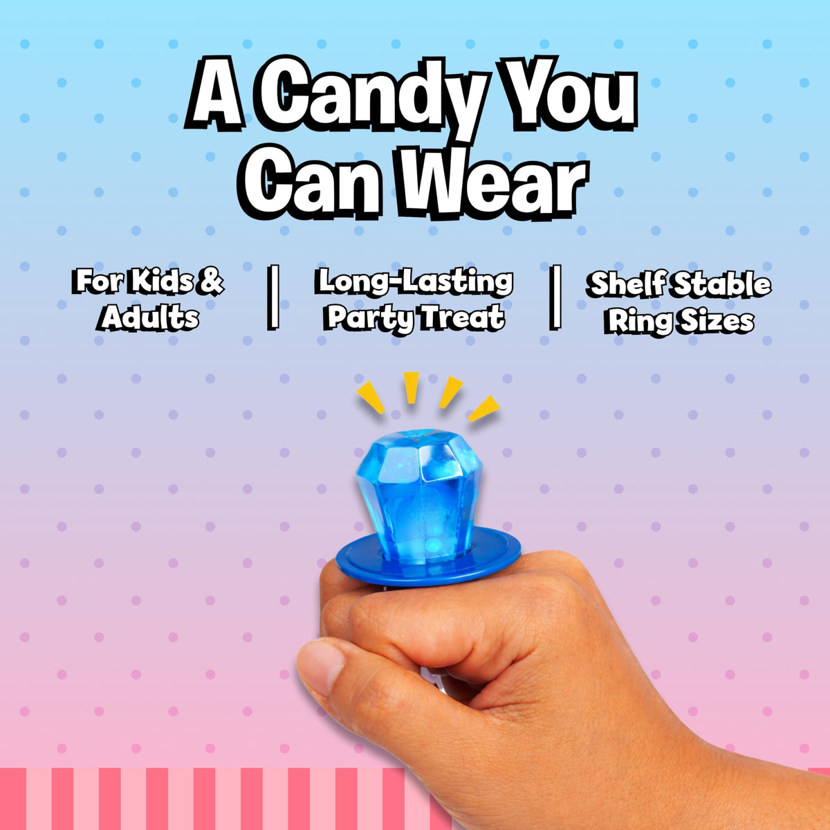Ring Pop Cotton Candy Lollipop party favors add color and excitement to any event.