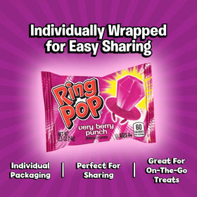 Ring Pop Purple party favors perfect for goody bags and weddings.