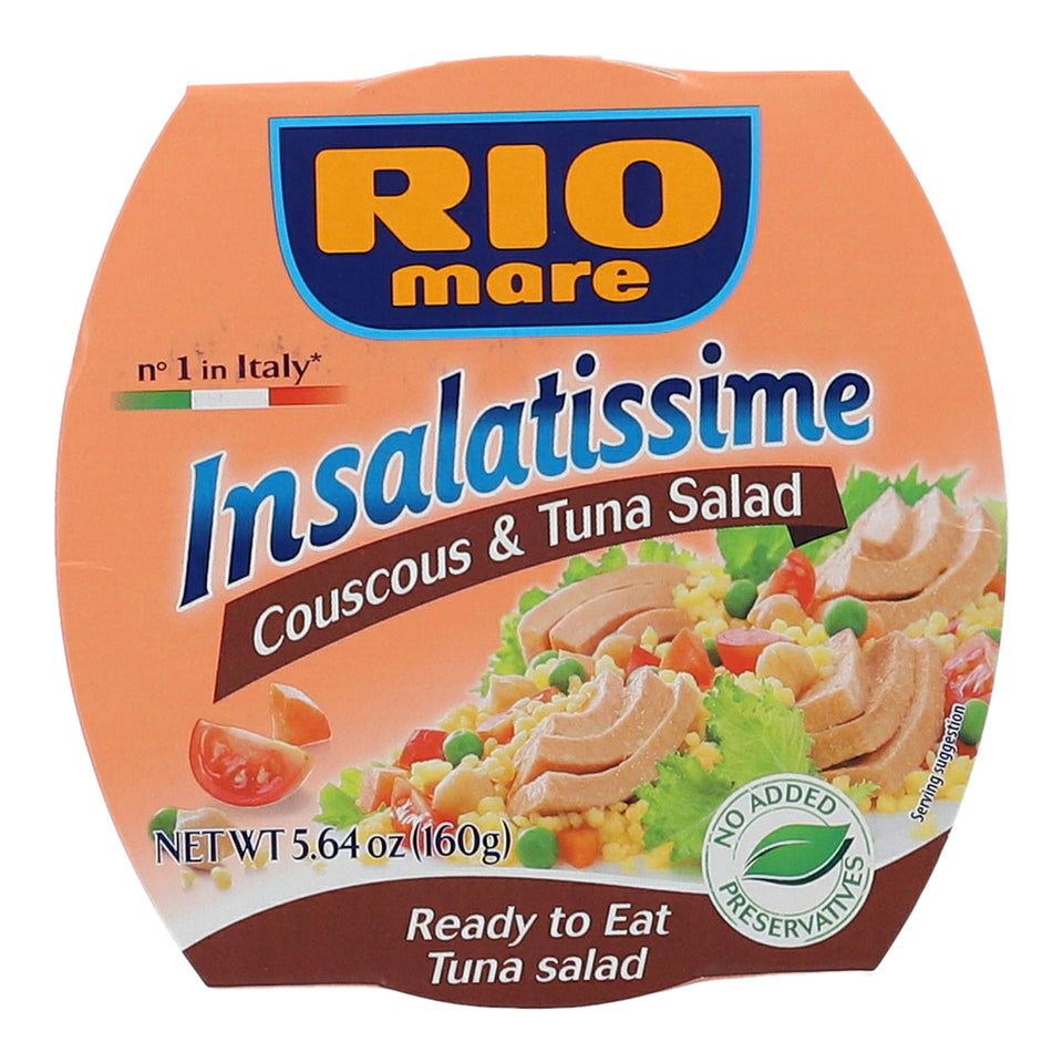 Rio Mare Insalatissima couscous tuna salad can for a quick, balanced lunch on the go