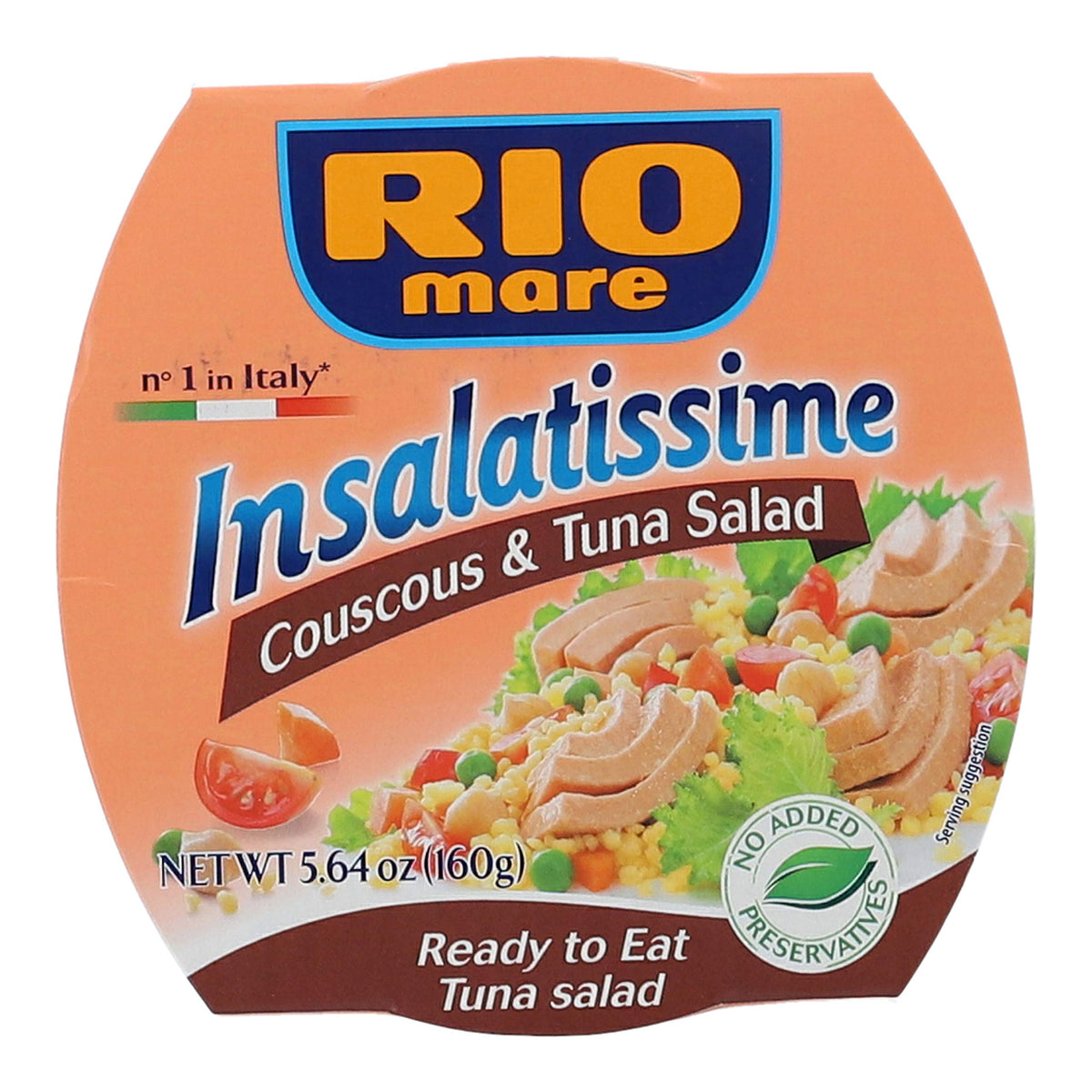 Rio Mare Insalatissima couscous tuna salad can for a quick, balanced lunch on the go