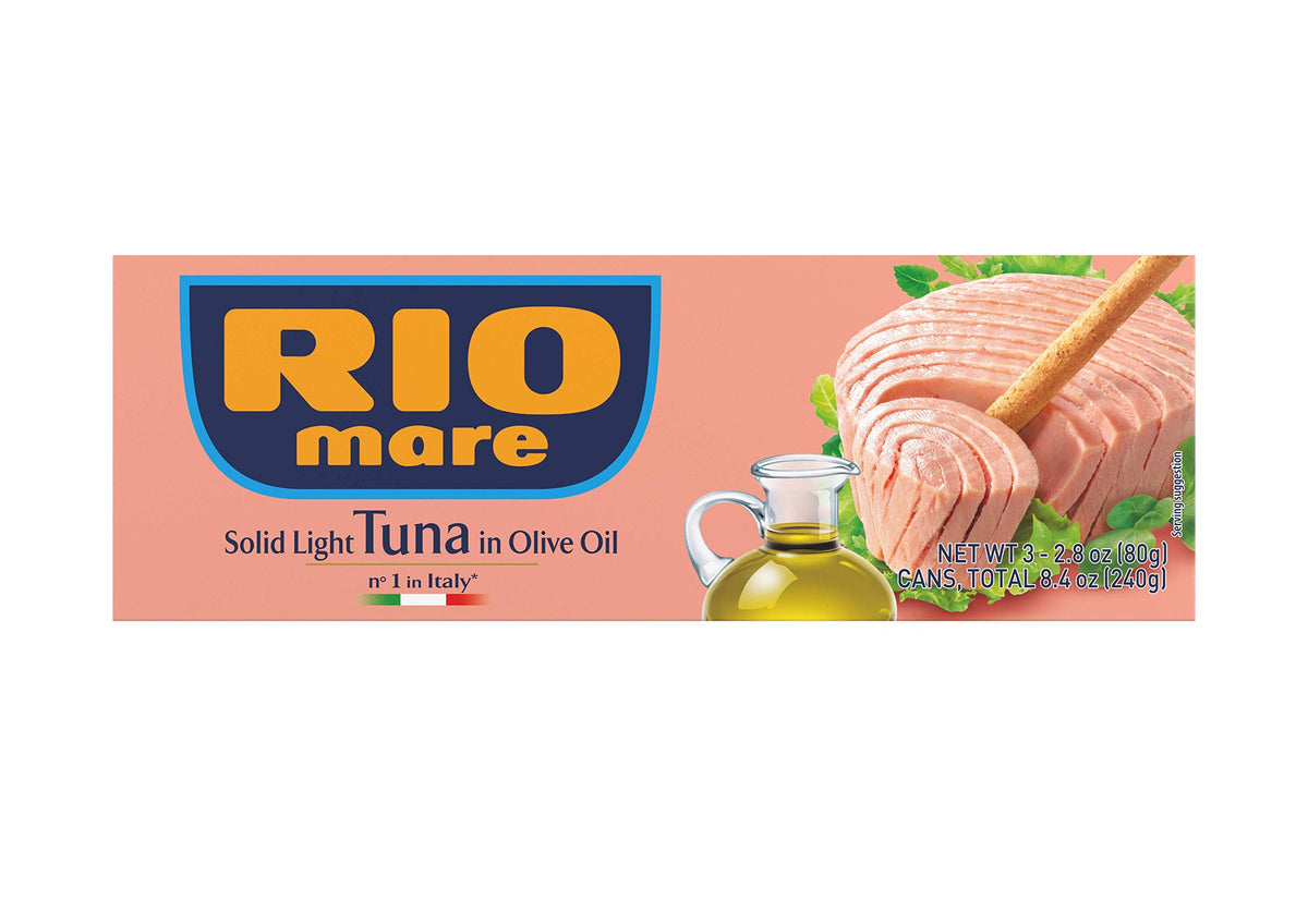 Rio Mare tuna in olive oil tin pack 3, premium quality ready for quick meals