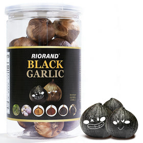 RioRand Black Garlic whole with 90-day fermentation for ready-to-eat enjoyment.