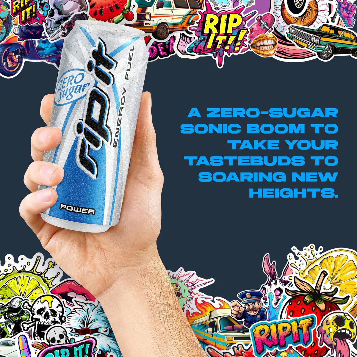 Rip It American-made energy can fuels daily runs and tasks