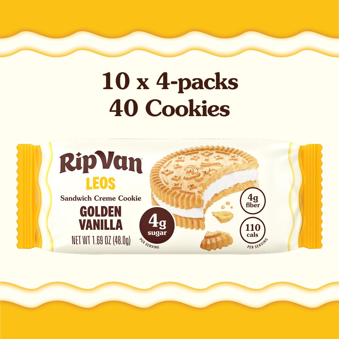 Rip Van LEOs packaging highlighting portable 10-pack convenience