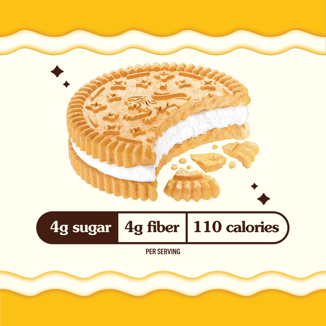 Rip Van LEOs low sugar nutrition facts illustrating a lighter snack option