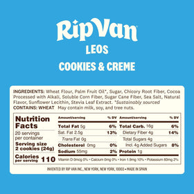 Rip Van Leos bite-size cookie offering low sugar flavor.