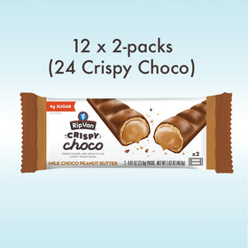 Rip Van Wafels 12-pack display perfect for grab-and-go snacks.