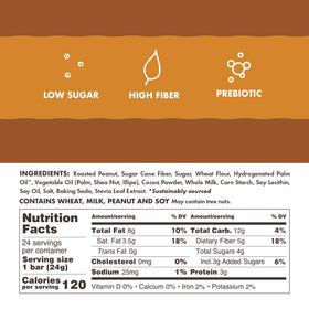 Rip Van Wafels non-GMO, clean label wafer with peanut butter center.