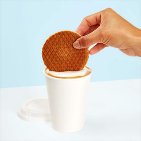Rip Van Wafels Lemon Stroopwafels post-workout snack wrapped and portable.