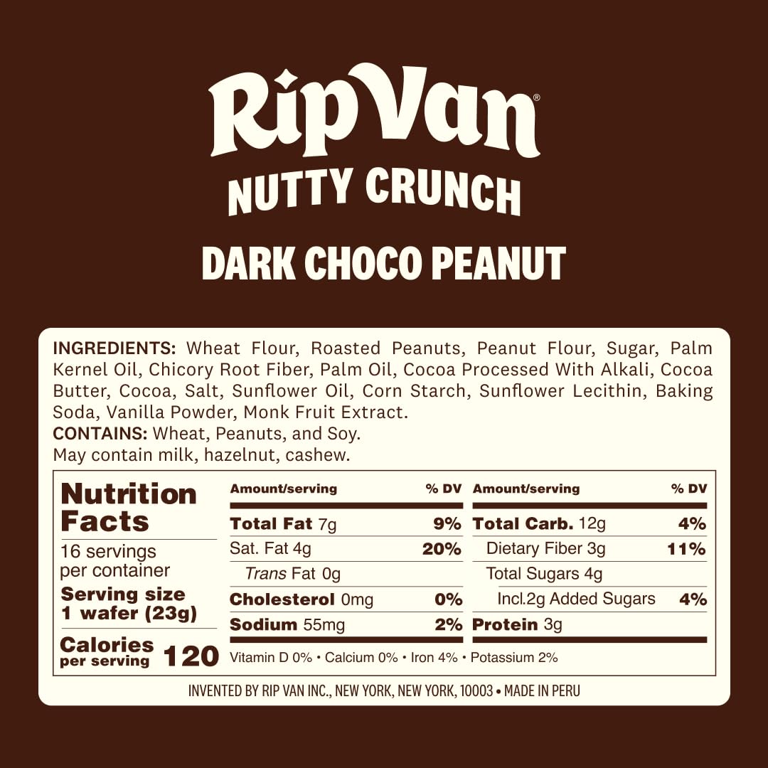 Post-workout Nutty Crunch wafer convenient snack.